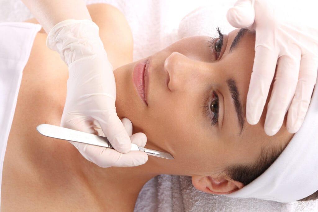 Dermaplaning treatment